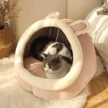 Soft Cozy Warm Dog or Cat Bed Lounge Pet Cuddle Pouch Cave